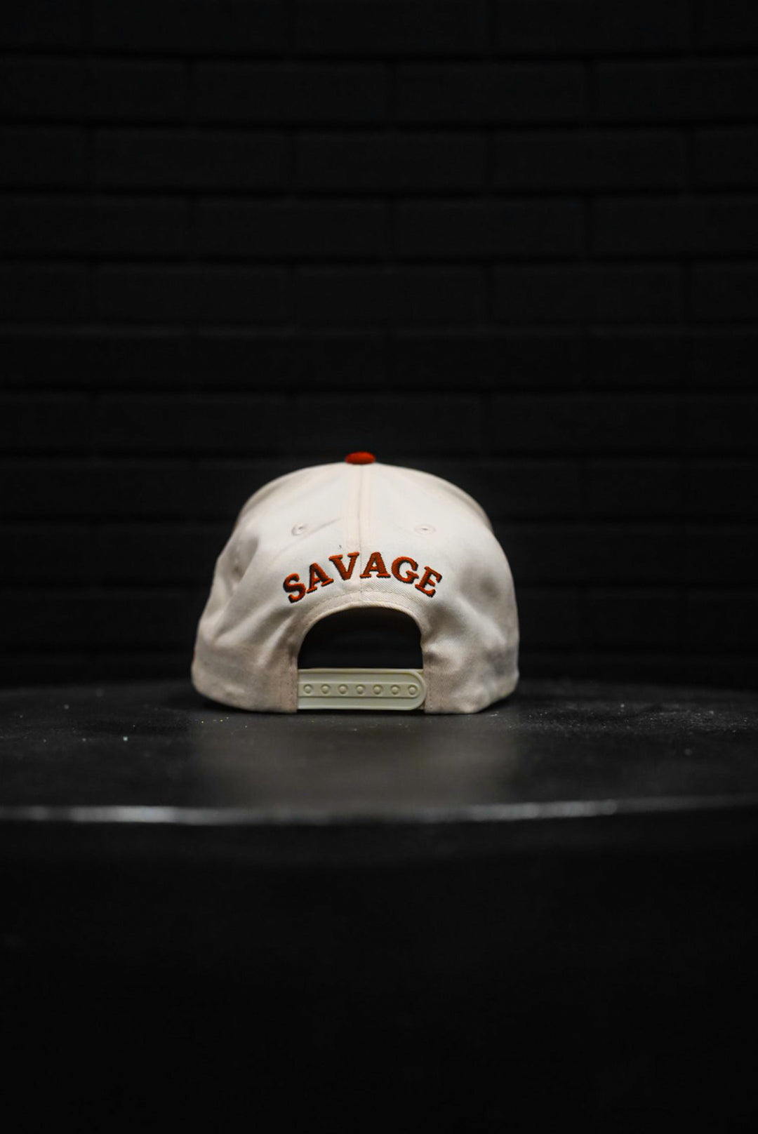 AXIOS — SACRED / SAVAGE · cream/rust suede · Psalm 144:1