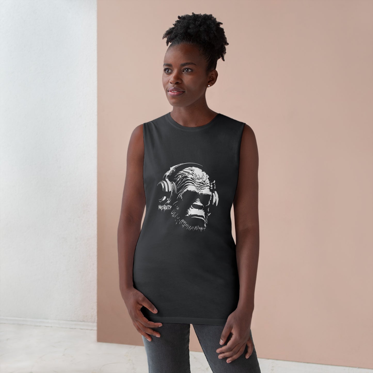 Massquatch Headphones - Unisex Barnard Tank