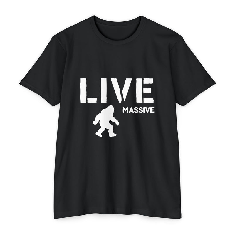 Live Massive Squatch T-Shirt — Bigfoot Graphic Tee