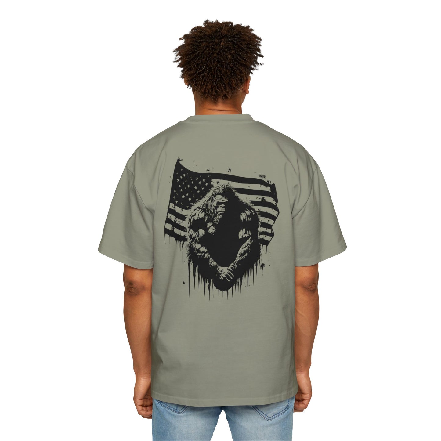Mass Flag - Men's Heavy Oversized Tee