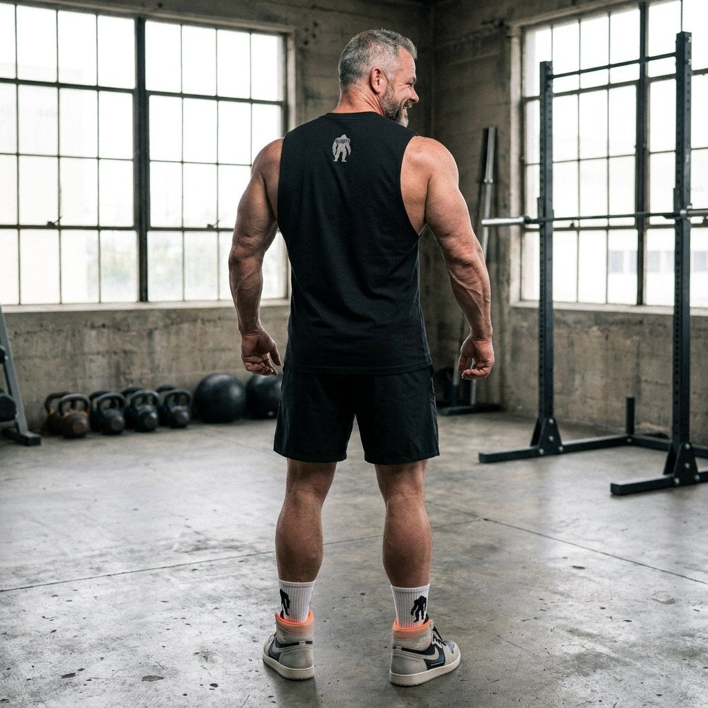 Massquatch Faded Heavy Tank — Men's