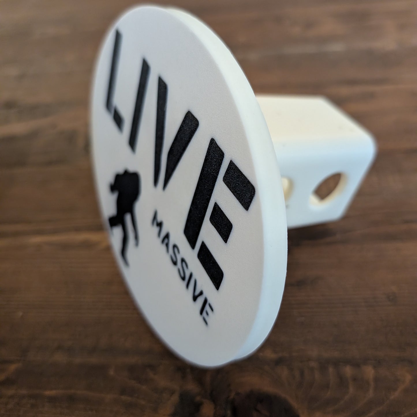 LIVE MASSIVE Trailer Hitch Cover