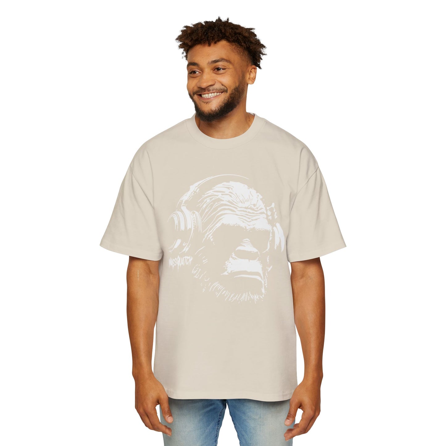 Headphones - Men's Heavy Oversized Tee