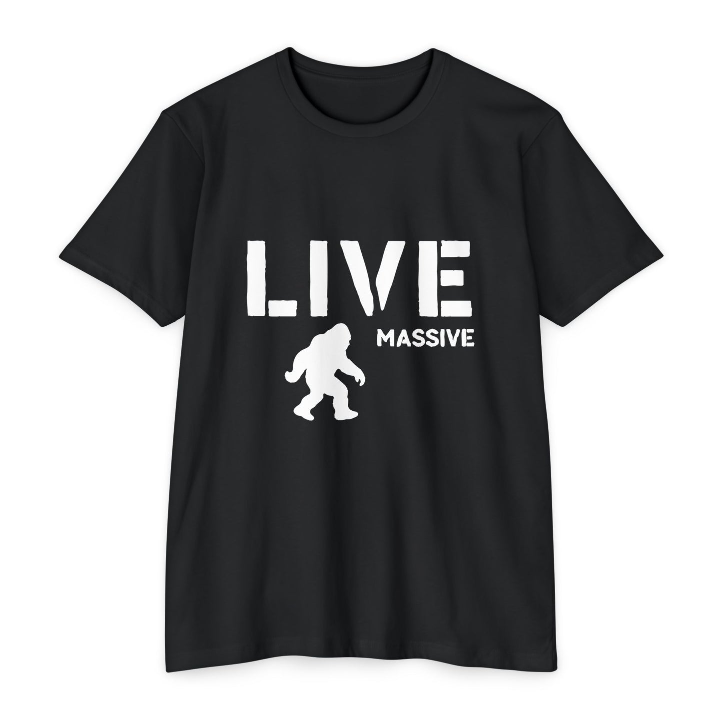 Live Massive Squatch T-Shirt — Bigfoot Graphic Tee
