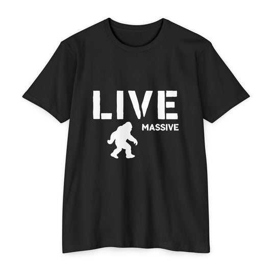 Live Massive Squatch T-Shirt — Bigfoot Graphic Tee