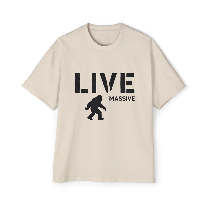 Live Massive - Men's Heavy Oversized Tee