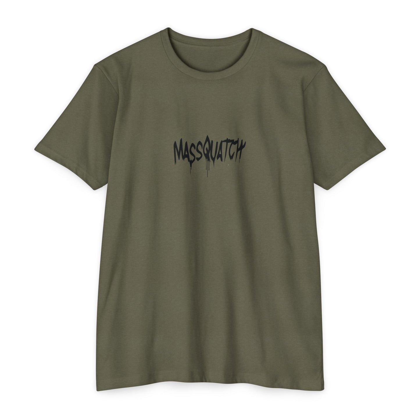 Massquatch Army Flag Graphic Tee - Unisex CVC Jersey Tee