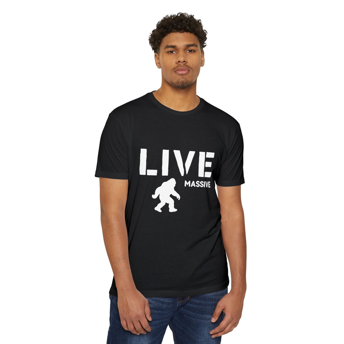 Live Massive Squatch T-Shirt — Bigfoot Graphic Tee