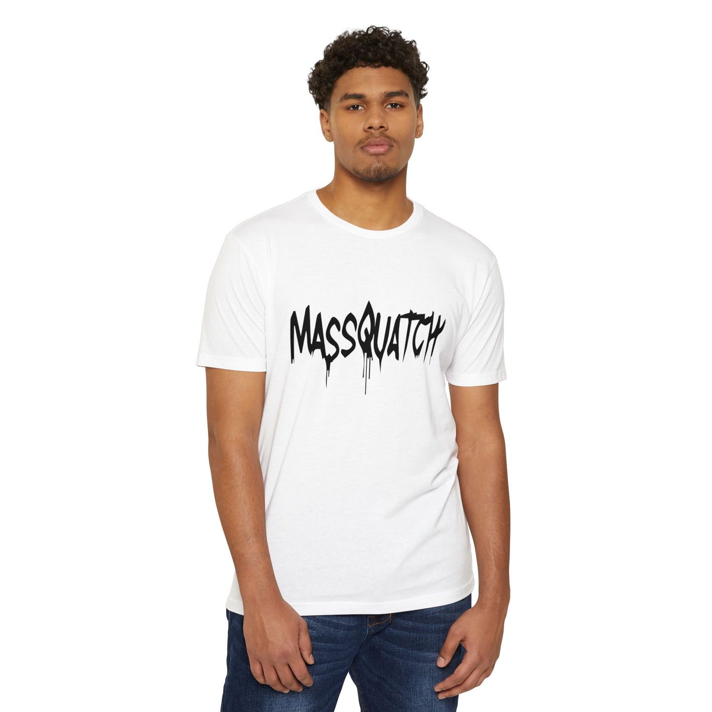 Massquatch Text Logo Tee