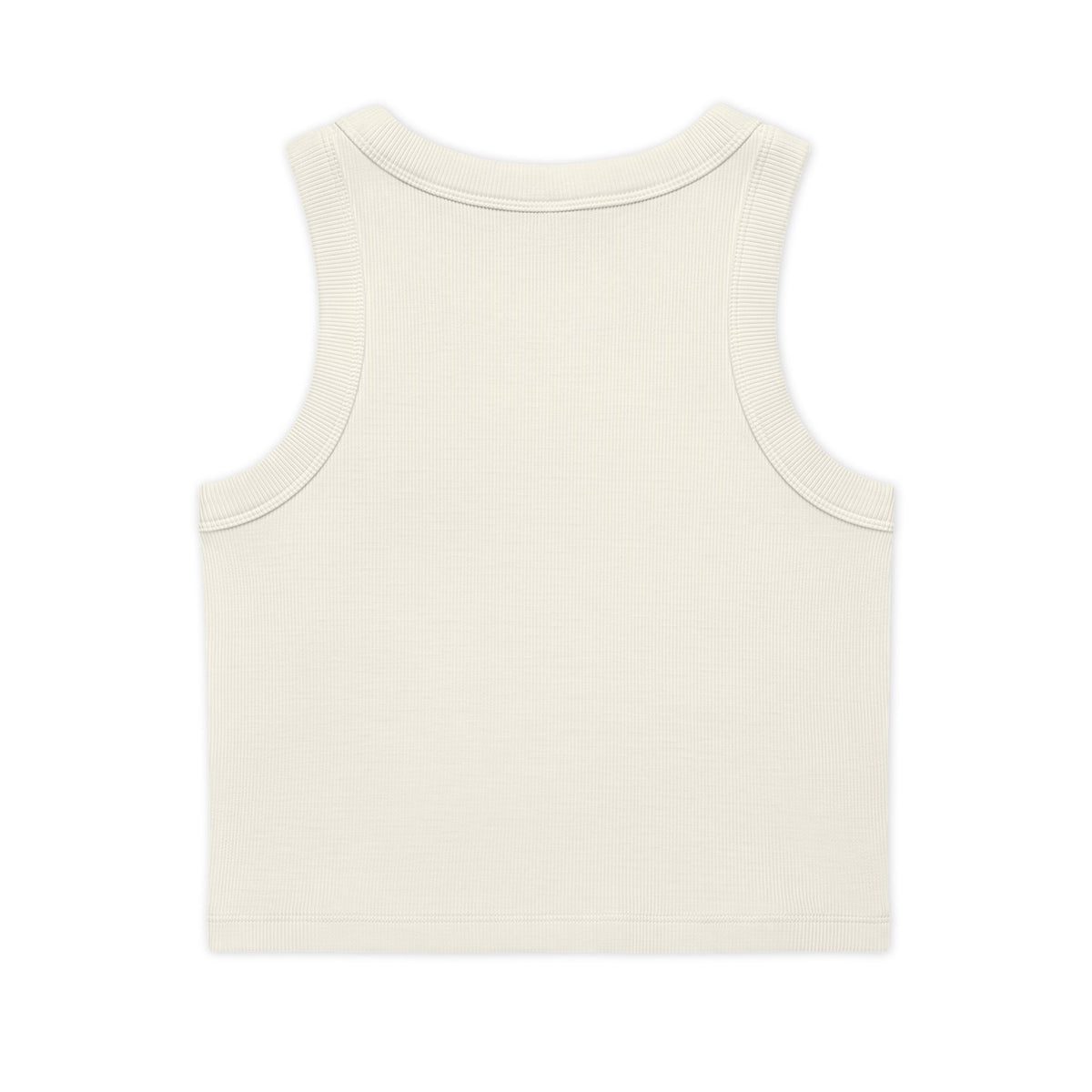 Live Massive Ribbed Crop Tank — Ecru, photo 4