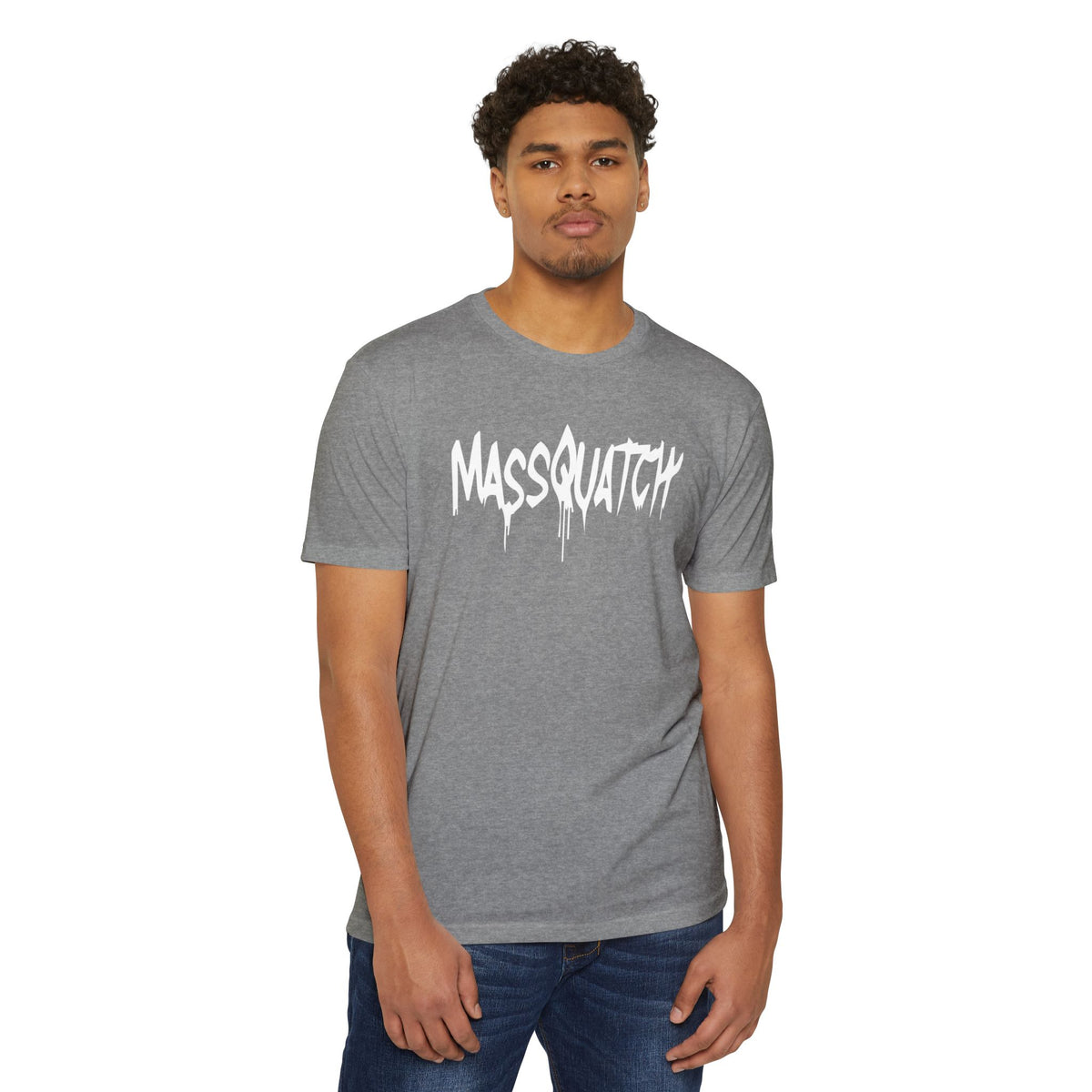 Massquatch Text Logo Tee