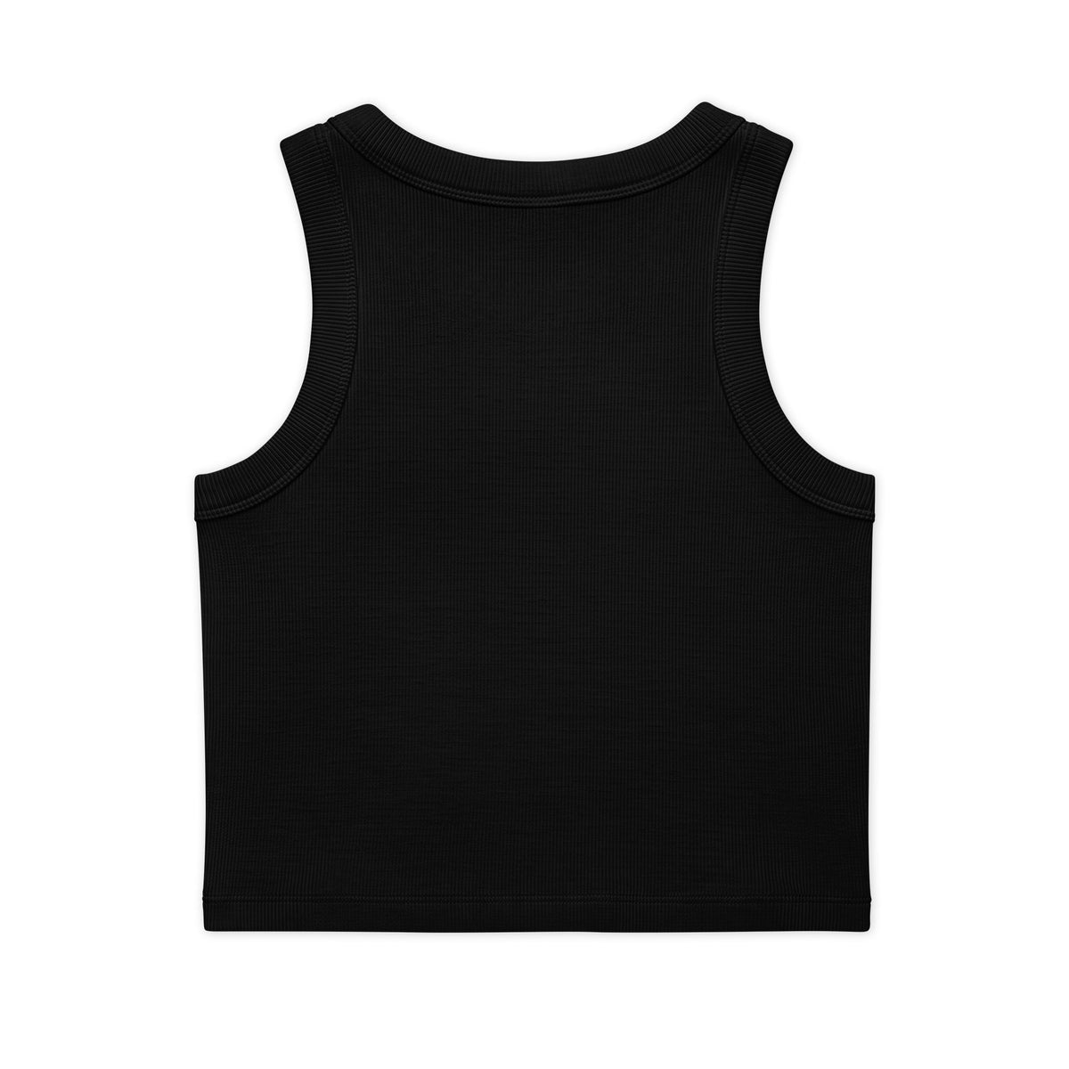 Live Massive Ribbed Crop Tank — Black, photo 4