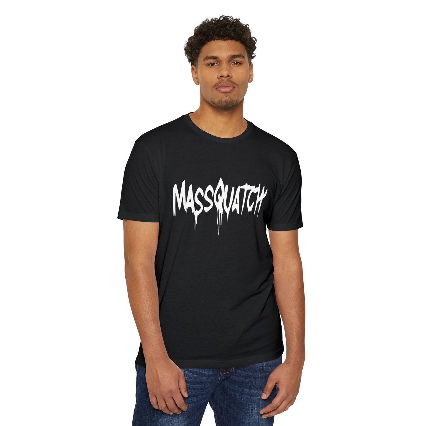 Massquatch Text Logo Tee