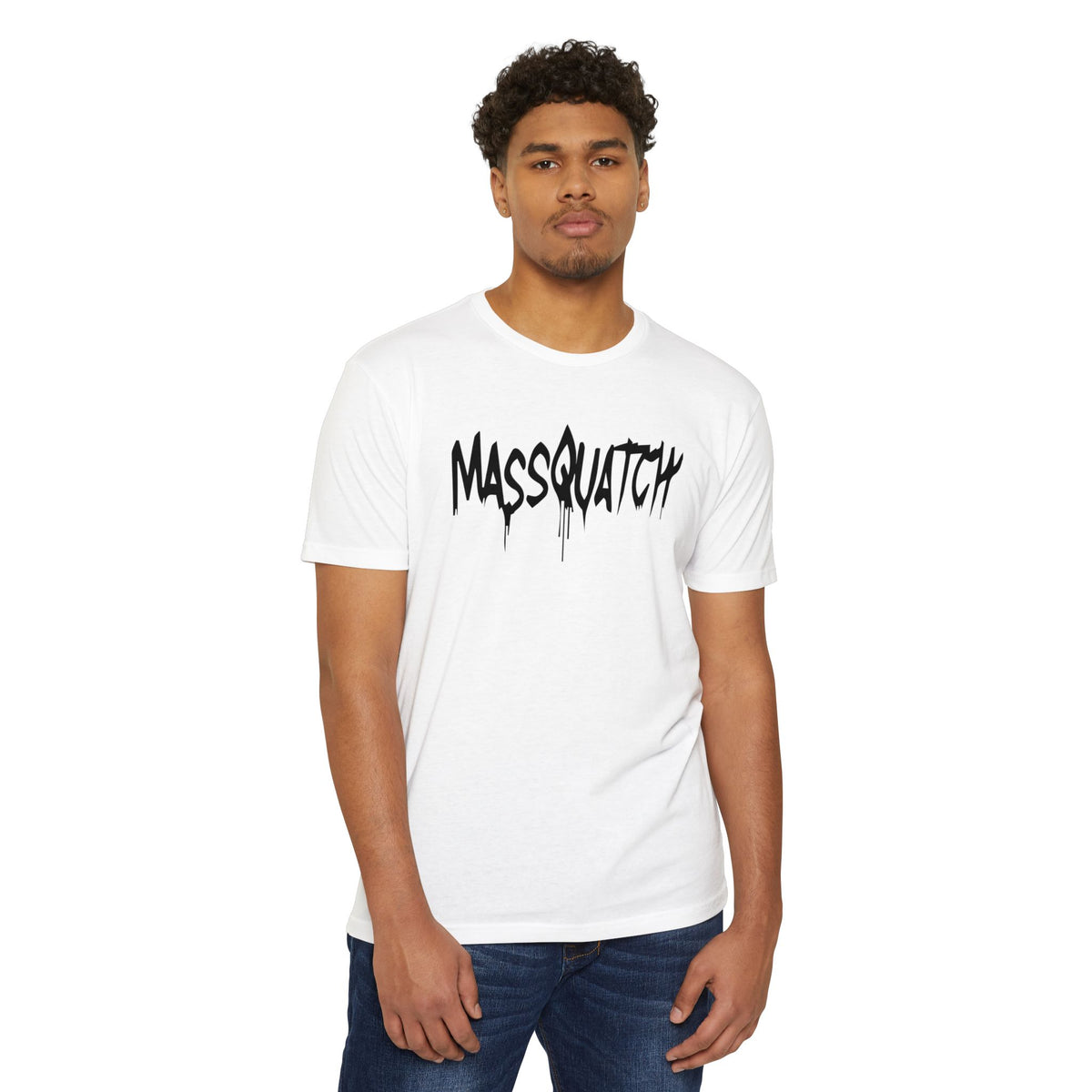Massquatch Text Logo Tee