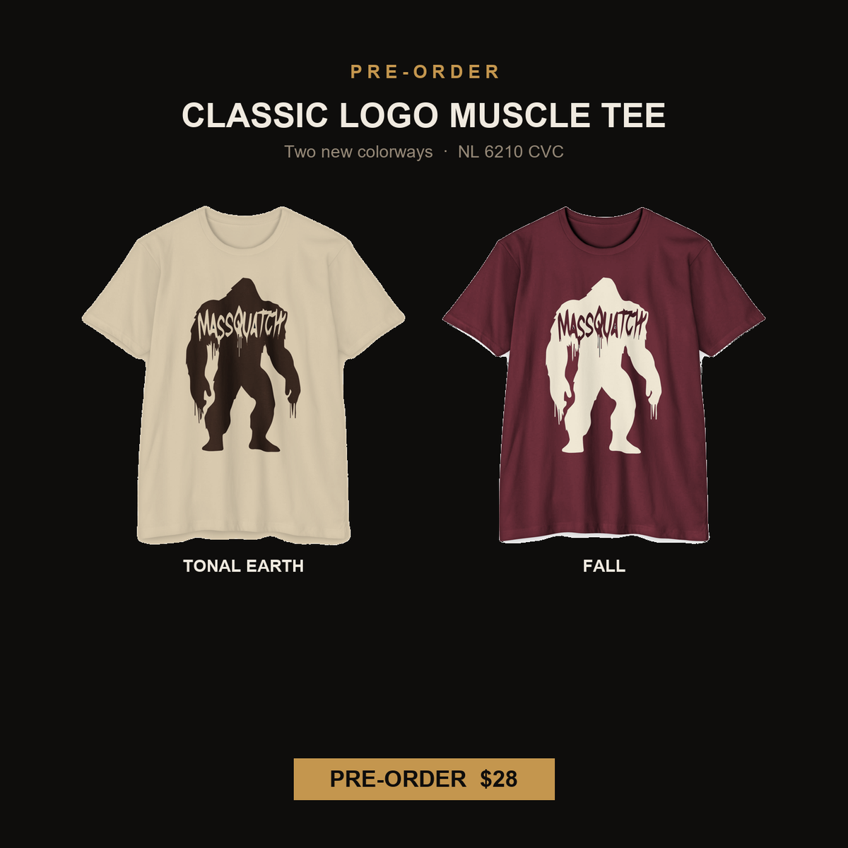 Classic Logo Muscle Tee — Fall