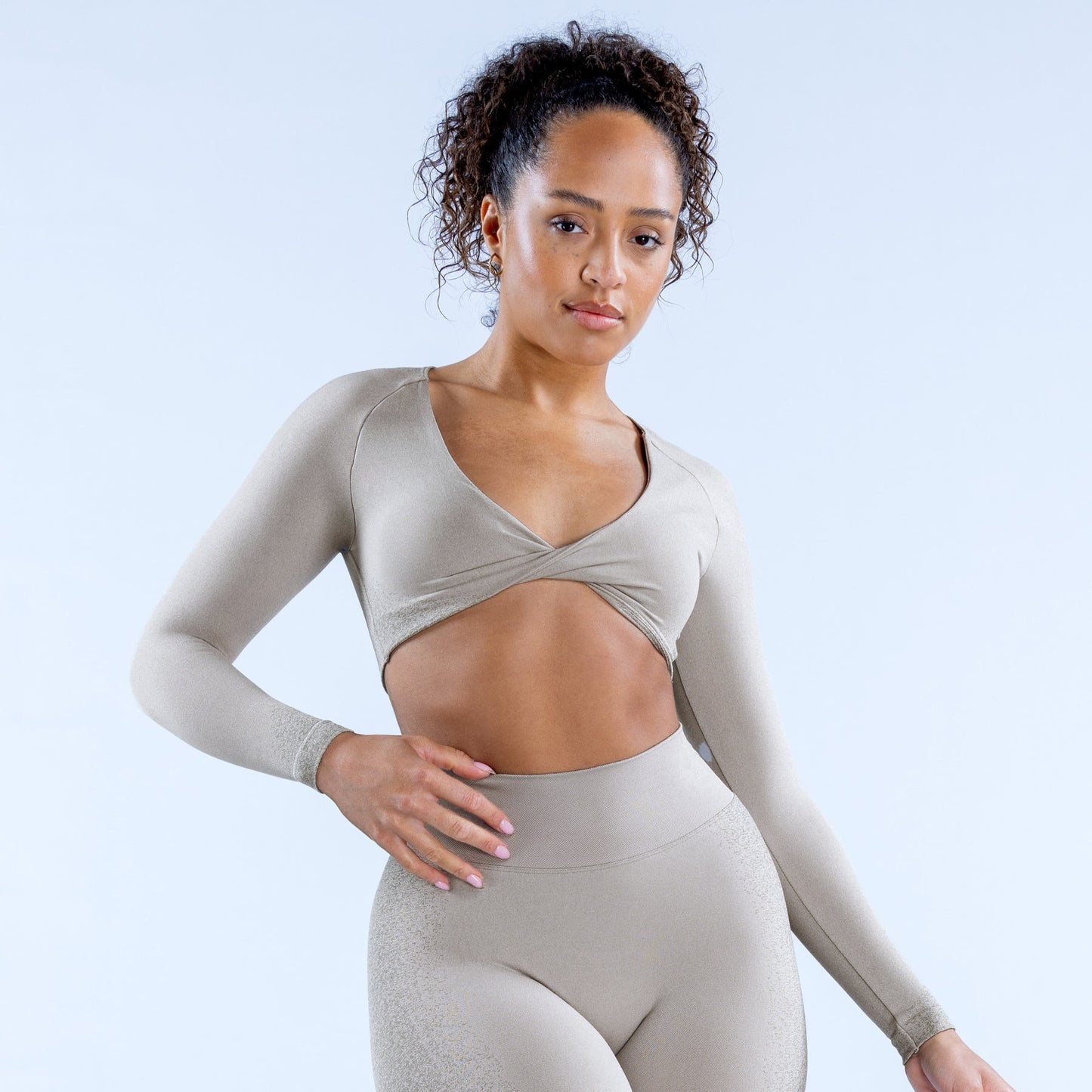 Massquatch Women's Long Sleeve Twist Front Top – Pre-Order