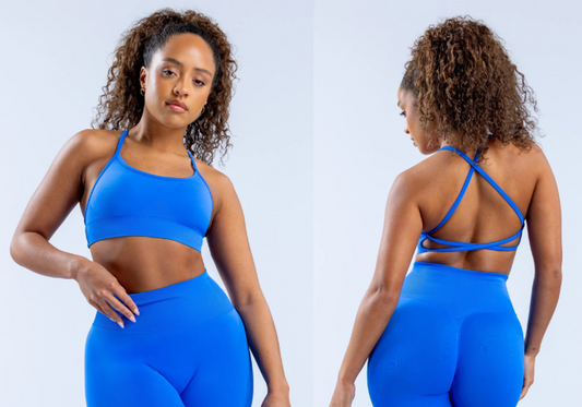 Massquatch Cross Striped Sports Bra – Pre-Order