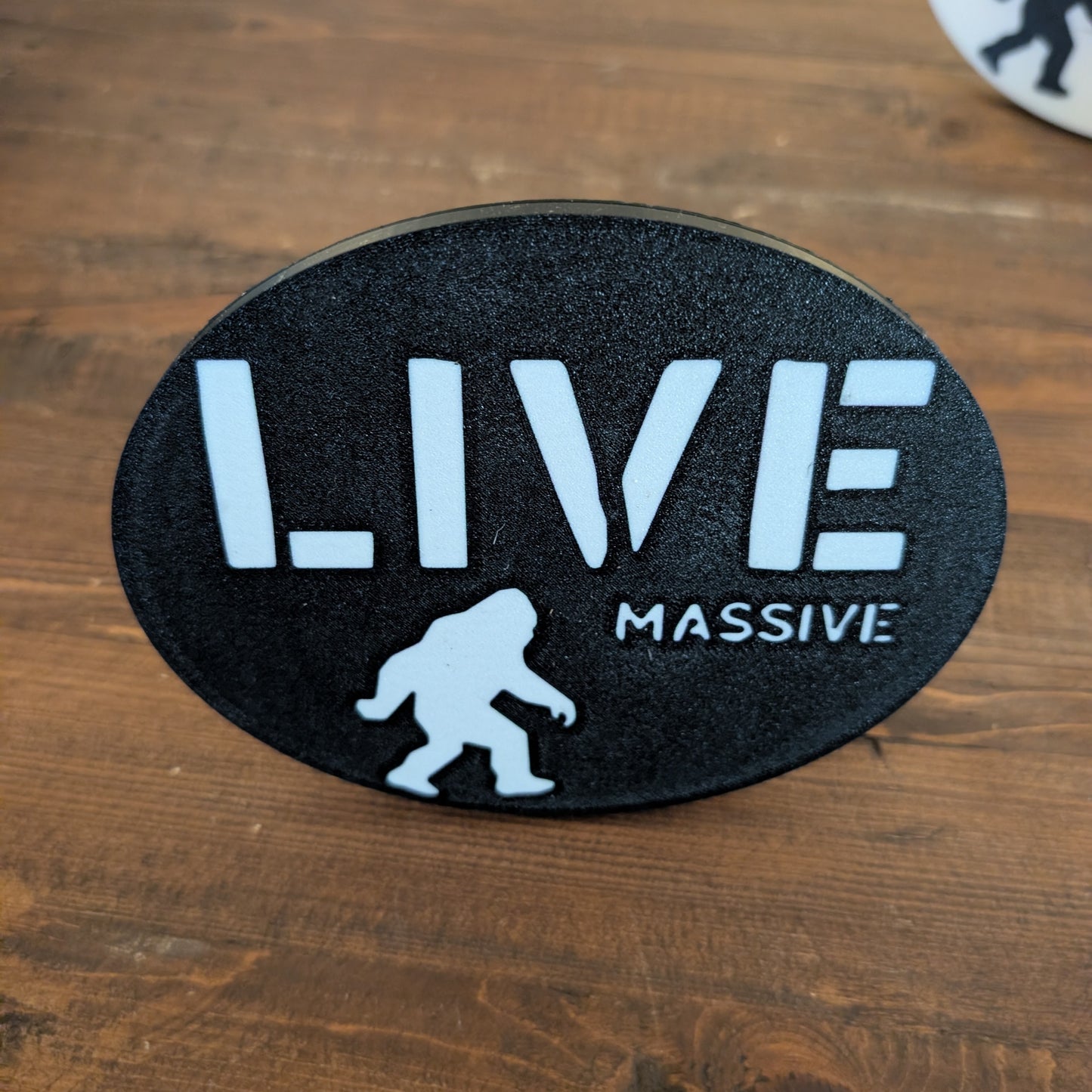 LIVE MASSIVE Trailer Hitch Cover