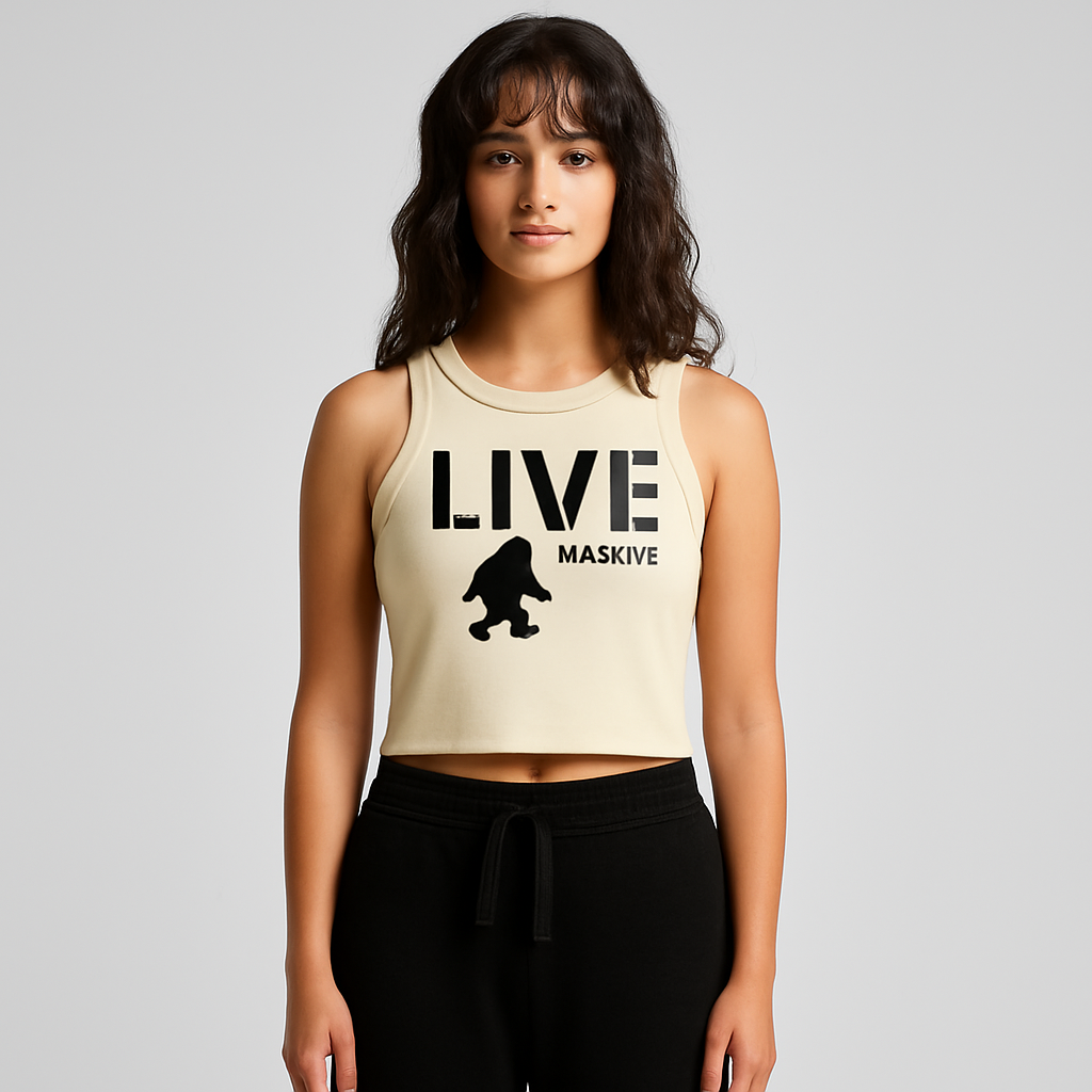Live Massive Ribbed Crop Tank