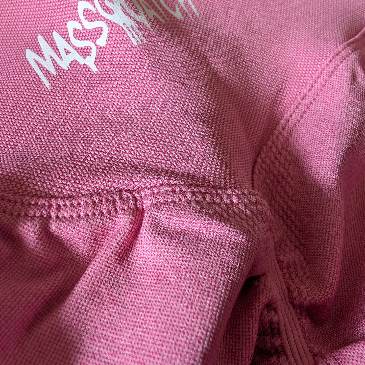 Massquatch Women's High-Waisted Shorts — Pink macro (Pink)