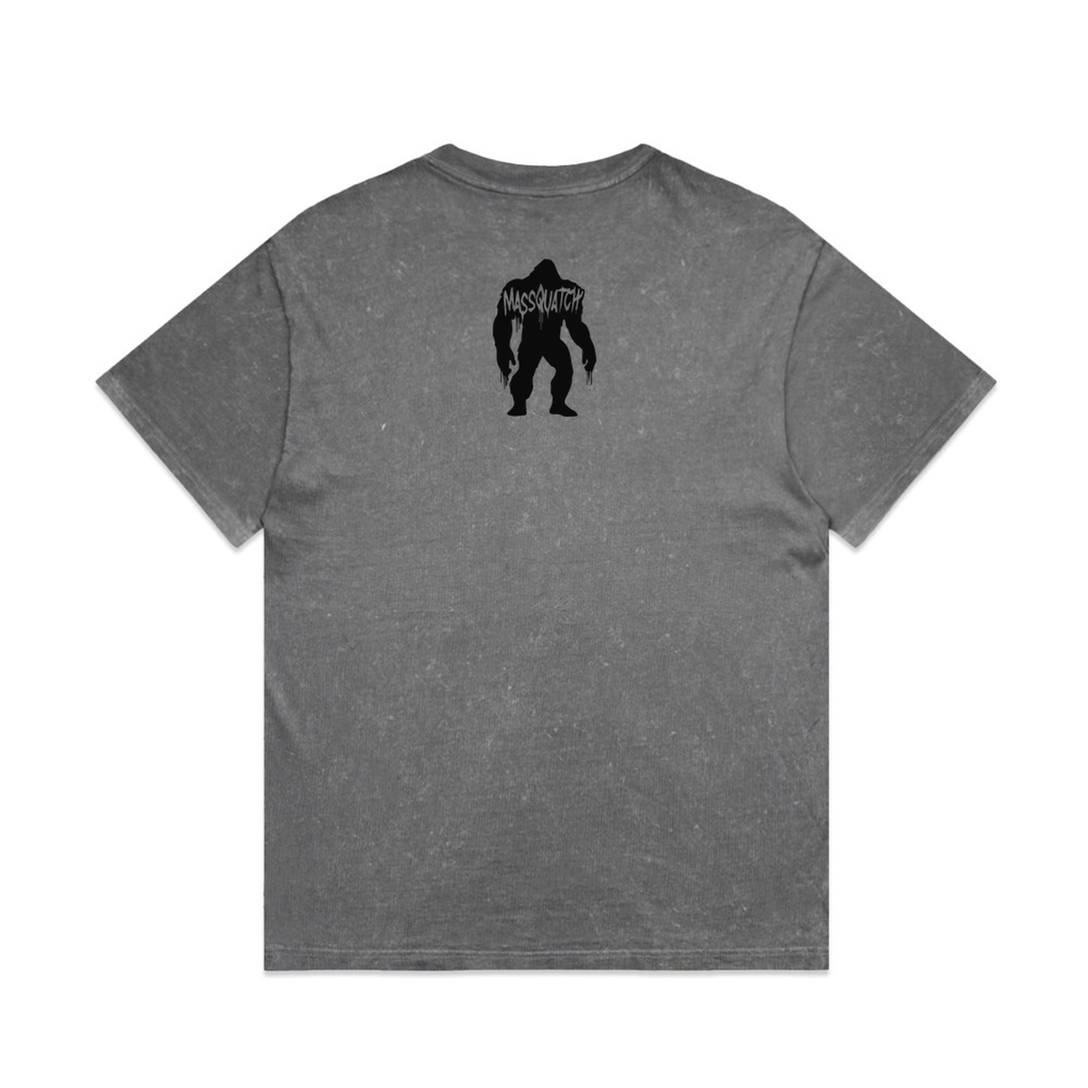 Coal Stone, back with small Massquatch character logo