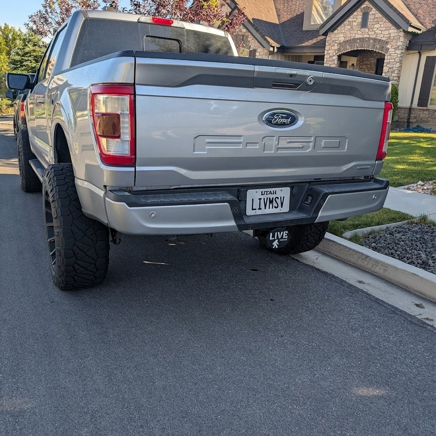 LIVE MASSIVE Trailer Hitch Cover