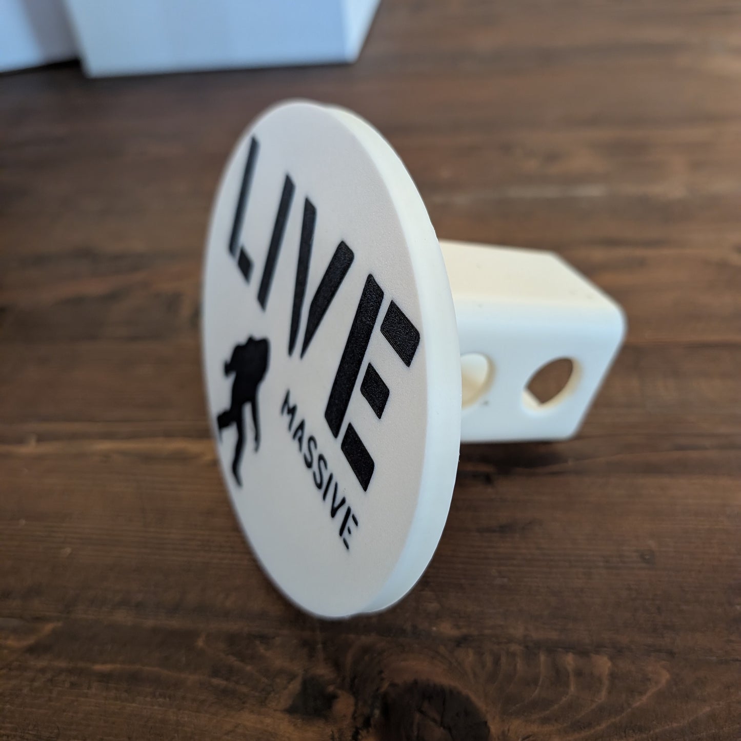 LIVE MASSIVE Trailer Hitch Cover